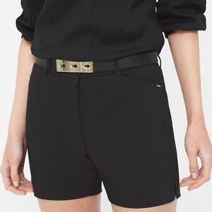 White House Black Market Classic Coastal Stretch Shorts Black 8P